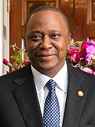 Uhuru Kenyatta, ex-pr�sident de la R�publique, - Kenya -