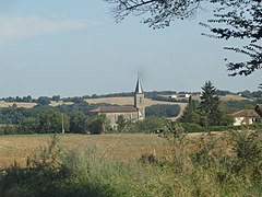 Vue de l'ouest.