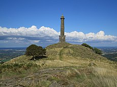 Rodney's Pillar on Breidden Hill in Wales