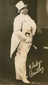 Gladys Bentley, male impersonator, vers 1930