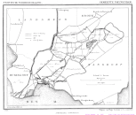 Kaart van Nieuwendam (1865), De Wijker loopt naar linksboven vanuit Schellingwoude