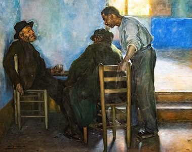 Interior de taverna (1900) musée national d'art de Catalogne[6]