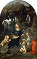 Virgen de las Rocas, de Leonardo da Vinci (1483-1486, �leo sobre tabla, 199 � 122 cm).