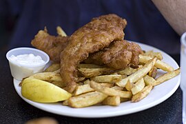 Fish and chips.