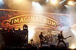 Nightwish lors du Imaginaerum World tour en 2012.