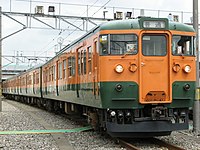 115系湘南色 （小山車両センター）