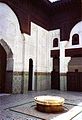 La Madrasa Abū ʿInāniyya di Meknès (Marocco), fatta costruire da Abu Inan Faris a partire dal 1350.