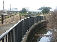 ⑦三木市防災公園内を流れる淡河疎水