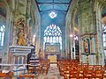 L'intérieur de la chapelle Notre-Dame de Kerdévot : vue d'ensemble.