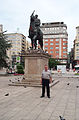 �ltima estatua ecuestre de Franco, retirada por el ayuntamiento de Santander el 18 de diciembre de 2008.