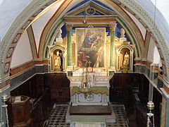 Intérieur de l'église paroissiale Saint-Sidoine.