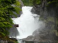 La cascade du Cerisey sur le gave de Jéret.