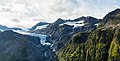 Glaciar en el parque estatal Chugach, Alaska, Estados Unidos.