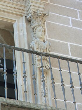 Detalle del Palacio de los Condes de Guadiana.