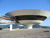 Het Museu de Arte Contempor�nea van Oscar Niemeyer