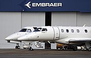 Embraer, empresa industrial de fabricaci�n aeron�utica brasile�a.