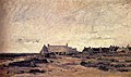 Charles-François Daubigny : Le village de Kérity en Bretagne.