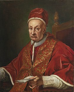 Papež Benedikt XIII. Portret neznanega slikarja iz 18. st.