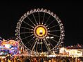 Una ruota panoramica all'Oktoberfest di Monaco