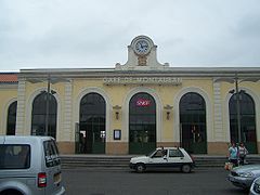 La gare de Montauban-Ville-Bourbon en 2008.