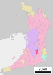 Ōsakasayama – Mappa