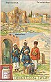 Chromo allemand Liebig illustrant les guerres anglo-afghanes