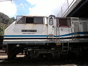 CC 204 11 13 di Stasiun Tarahan.