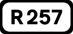 R257 road shield}}