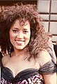 Image 12Among women large hair-dos and puffed-up styles typified the decade of the 1980s. (Jackée Harry, 1988) (from Portal:1980s/General images)