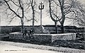 Le calvaire de Lannilis vers 1920 (carte postale Villard).