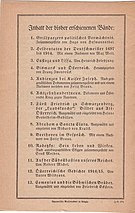 Programm der Österreichischen Bibliothek, hrsg. durch Hugo von Hofmannsthal, S. 1 und Rückseite