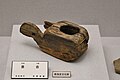 奈良時代の墨壺 栄根遺跡（兵庫県川西市）出土、川西市文化財資料館展示。