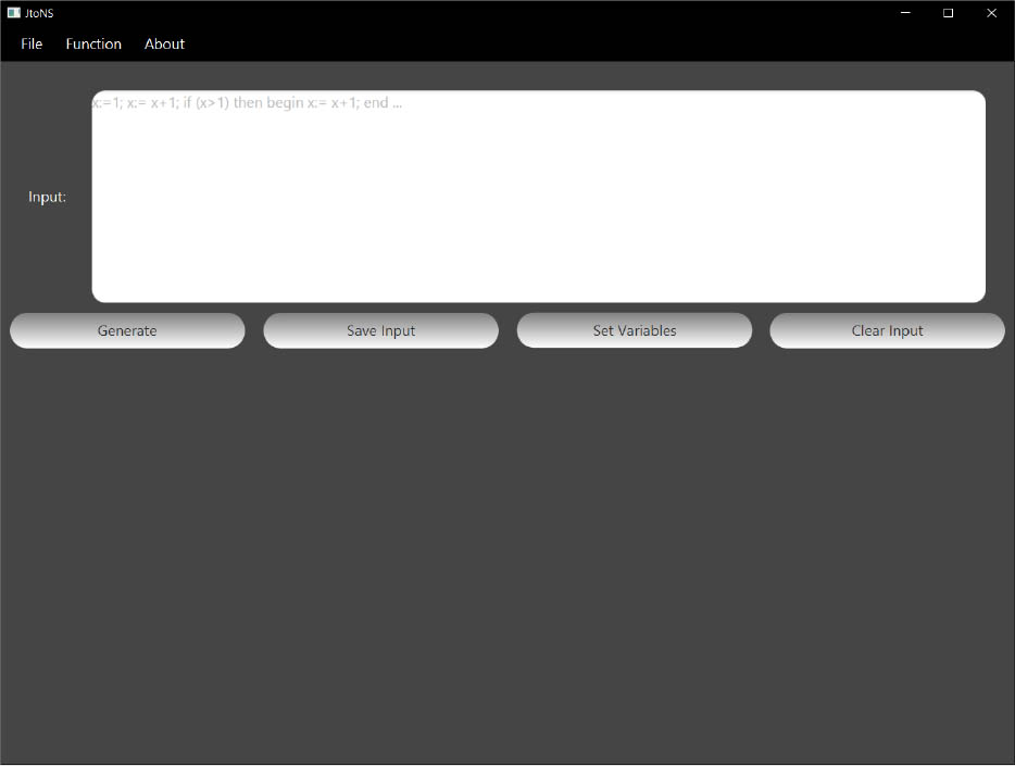 Figure 1 Graphical User Interface of visualizing tool