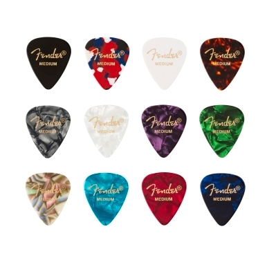 Celluloid Medley Picks, 351 Shape - 12 Pack view 1.0