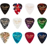 Celluloid Medley Picks, 351 Shape - 12 Pack - Multi-Color