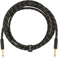 Deluxe Series Tweed Instrument Cables - Black Tweed