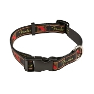 Fender® Hundehalsband mit Monogramm-Logo - Black and Red