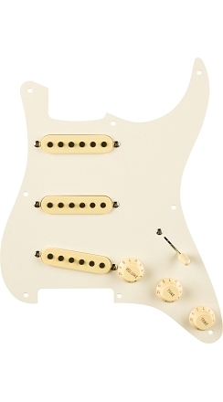 Pre-Wired Strat® Pickguard, Eric Johnson Signature - 1-Ply Parchment