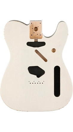 Corps de Road Worn® 50's Telecaster® SS en aulne, White Blonde - 