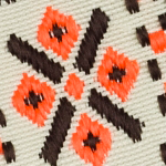 Pasadena Woven Straps - Lattice Orange