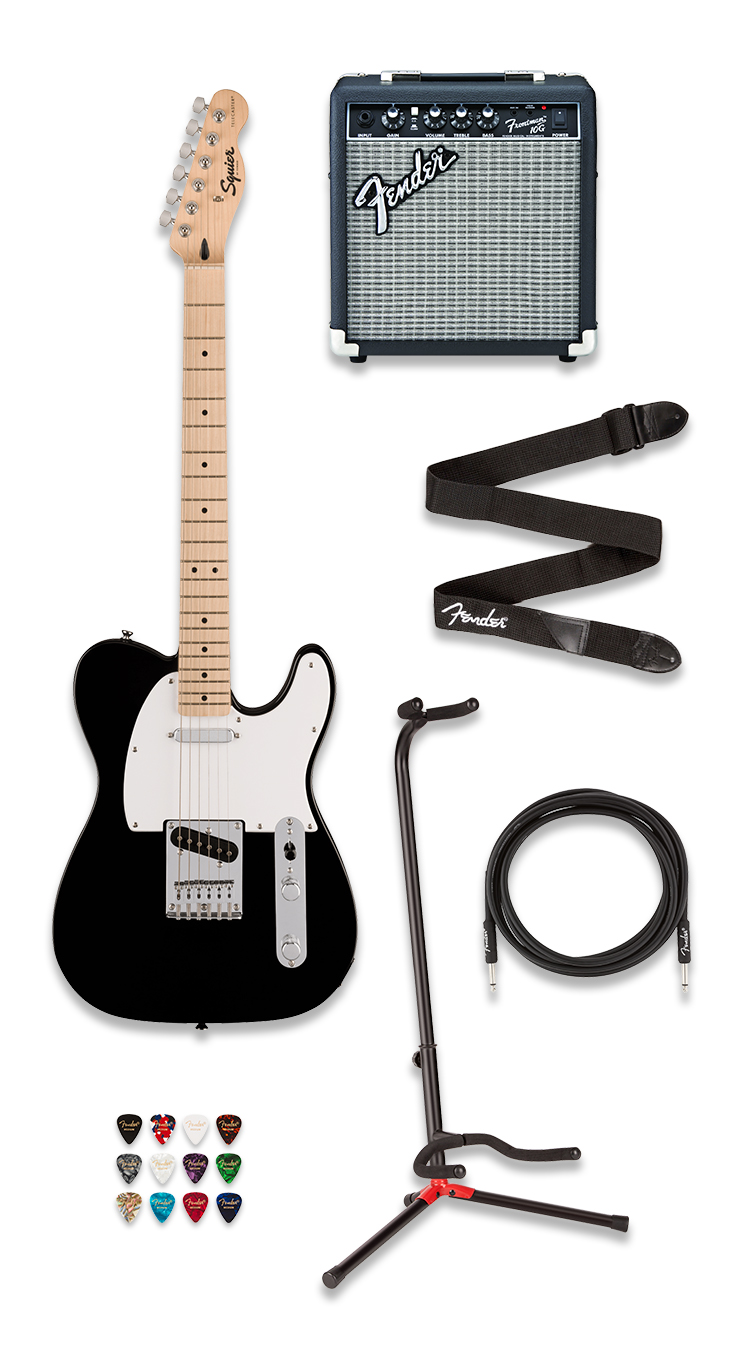 Squier Sonic Telecaster Bundle, Black