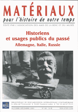 vignette collection Mat�riaux pour l'histoire de notre temps