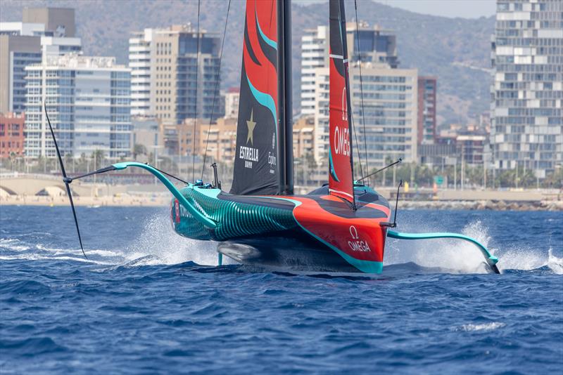 Emirates Team New Zealand - AC75 - July 18 , 2024 - Barcelona - photo © James Somerset/ Emirates Team NZ