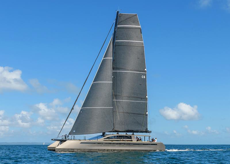 Cure Custom 70 Noire with upwind wardrobe - photo � Cure Marine