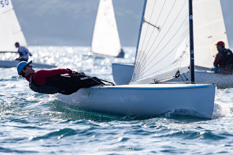 Nick Craig (GBR) on day 3 of the 2024 Finn Open European Championship photo copyright Robert Deaves / www.robertdeaves.uk taken at Yacht Club de Cannes and featuring the Finn class