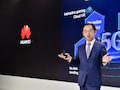 Ryan Ding, Vorstandsmitglied von Huawei stellte in Barcelona neue Technik seines Unternehmens f�r 5G vor