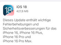 Erstes Update f�r die neuen iPhones