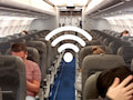 WLAN im Flugzeug ist f�r Streaming-Inhalte nicht geeignet.