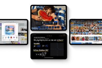 iPads displaying new iPadOS 18 features.