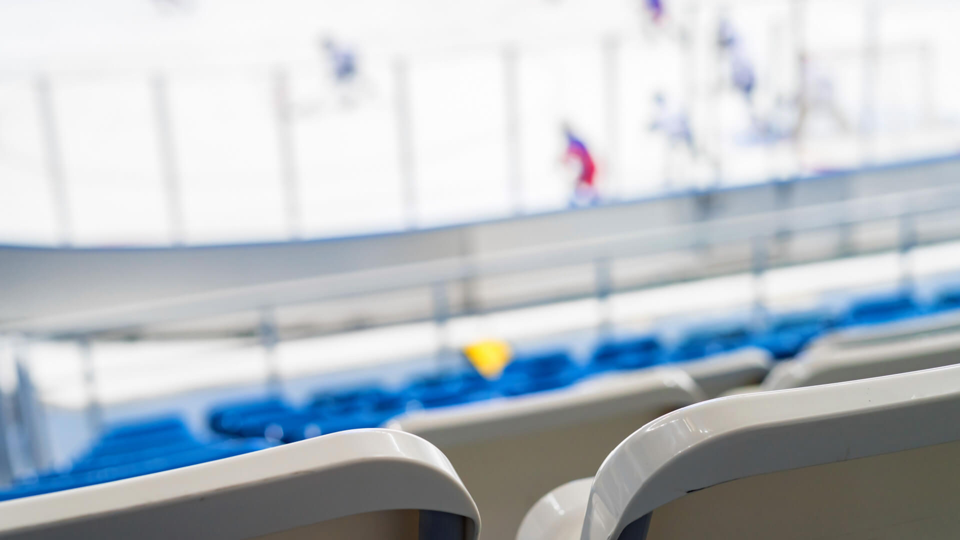 seats at a hockey game